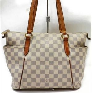 Authentic LV White Damier Bag